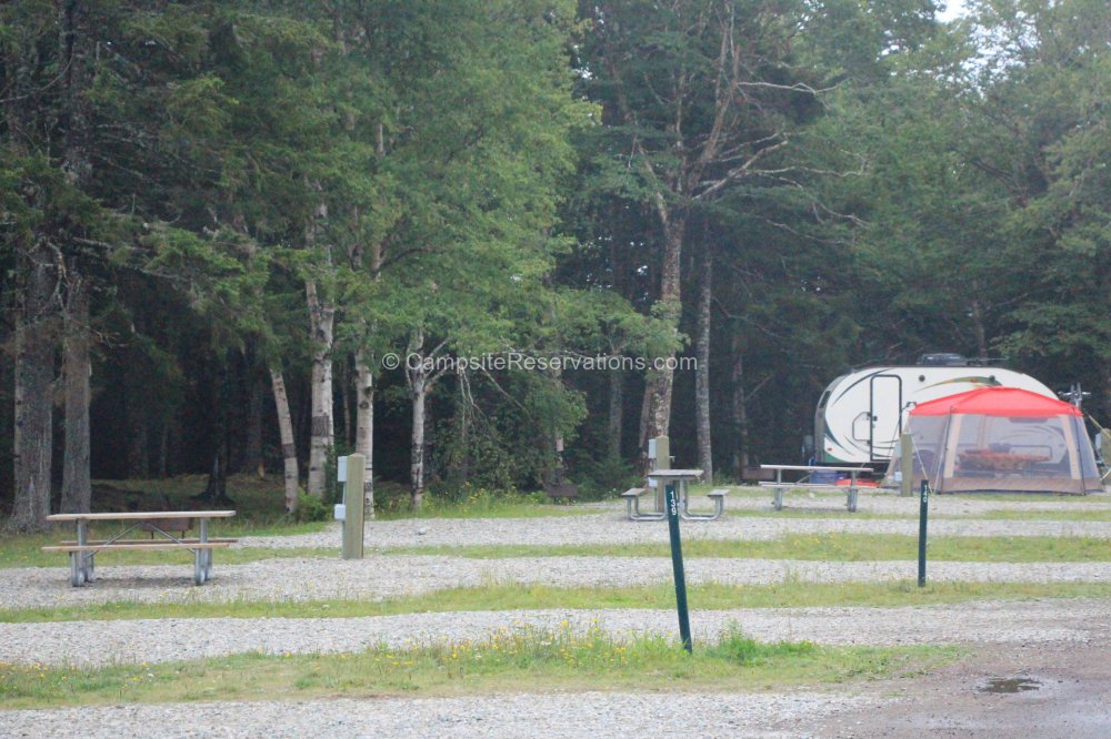 Point Wolfe Campground at Fundy National Park, New Brunswick, Canada